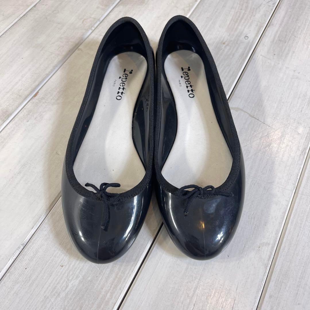 レペット　レインシューズ　ブラック　黒　【40】