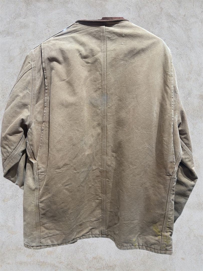 Carhartt ブラウンジャケット フロントポケット付き