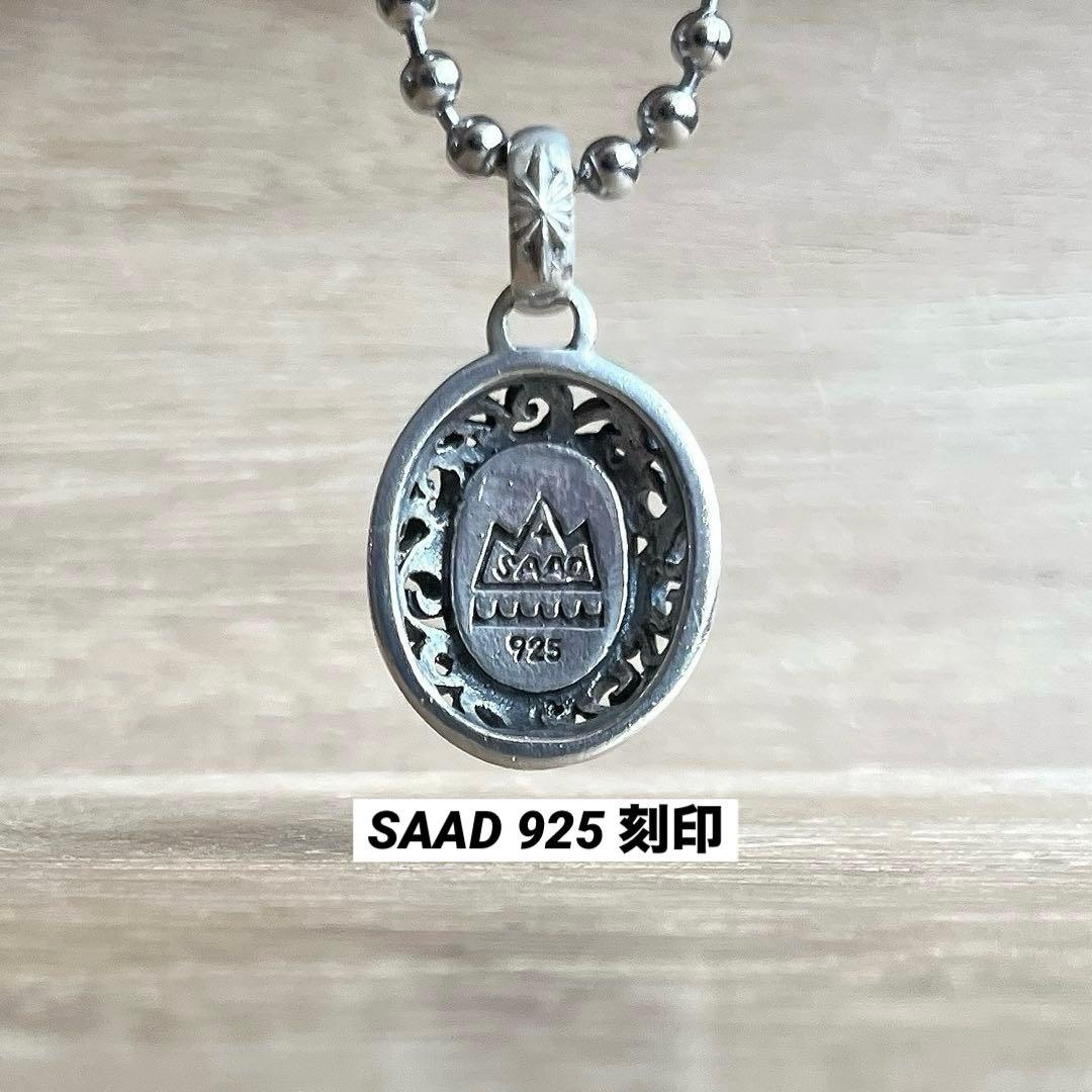 サード SAAD 天然石 オニキス アラベスク SILVER ペンダント