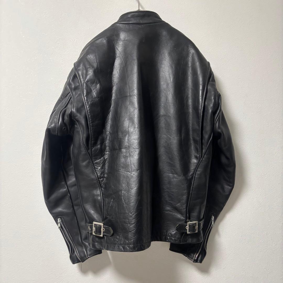 人気✨schott 641 レザージャケット　シングルライダース　本革　40 黒