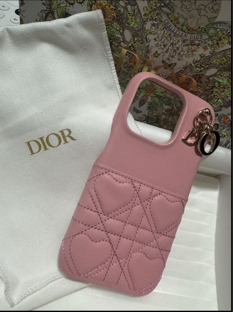ハート模様ピンクiPhone dior