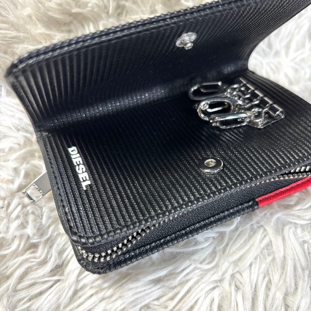 DIESEL ディーゼル 財布　星柄　キーケース ブラック 未使用品　メンズ　黒
