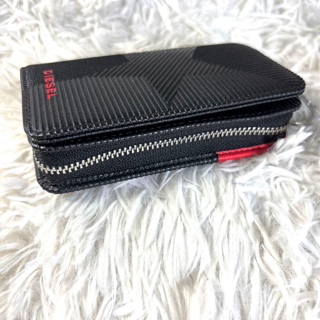 DIESEL ディーゼル 財布　星柄　キーケース ブラック 未使用品　メンズ　黒