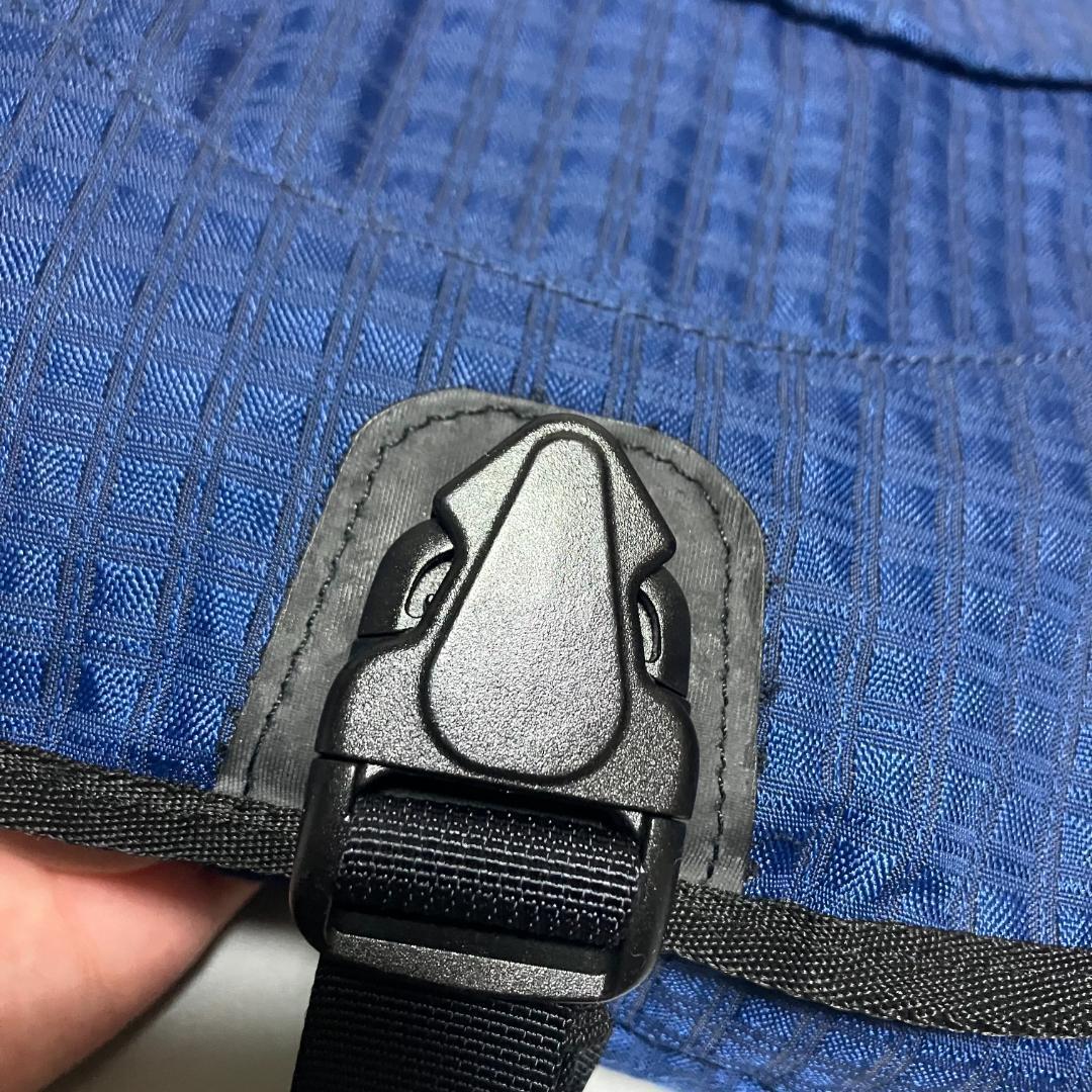 L.L bean ９０s メッセンジャーバッグ ショルダー 織柄　ネイビー