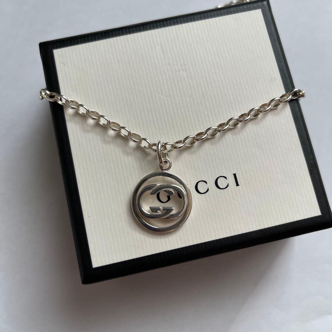 今日まで GUCCI グッチ ネックレス ペンダント GG シルバー925