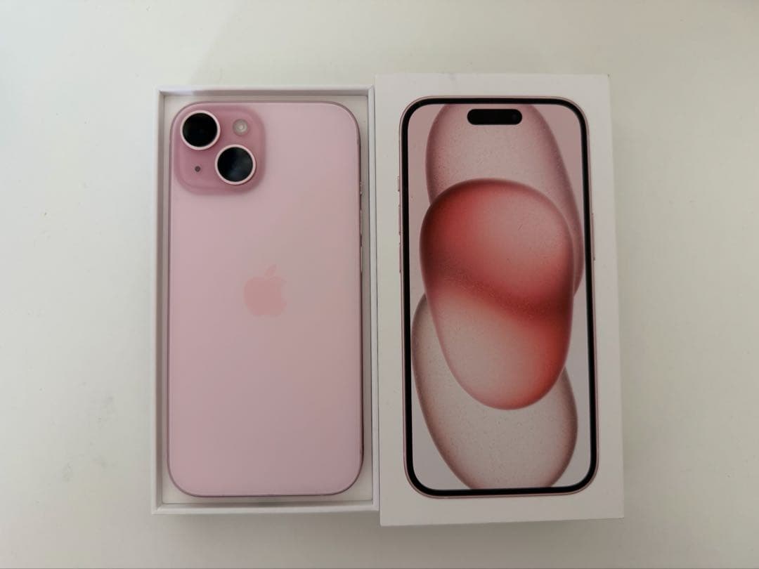 【美品】iPhone15 ピンク 128GB