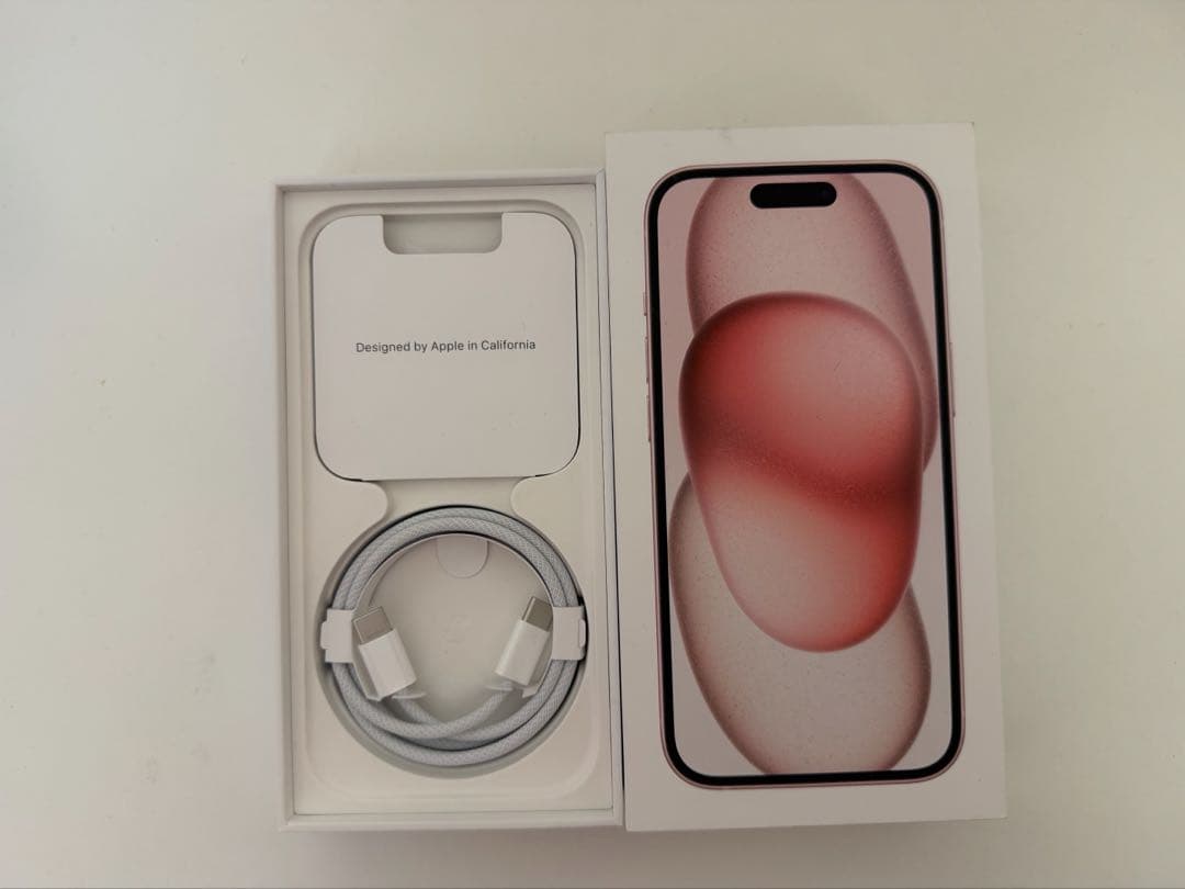 【美品】iPhone15 ピンク 128GB
