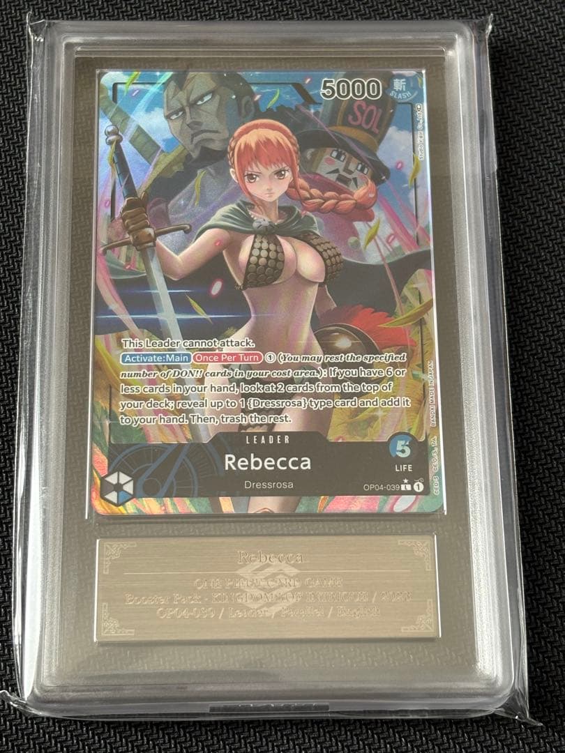 【ARS10+】高騰中　ワンピース　英語版　レベッカ　リーパラ　世界に1枚