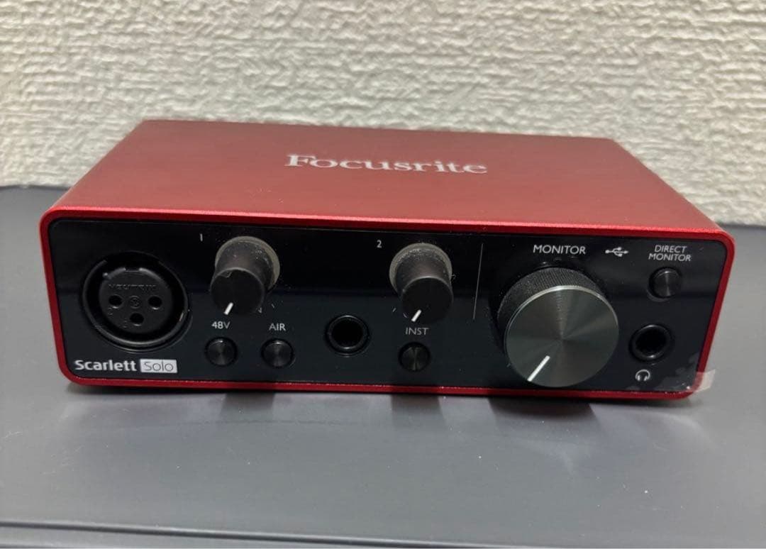 AT2020とFocusrite Scarlett Solo