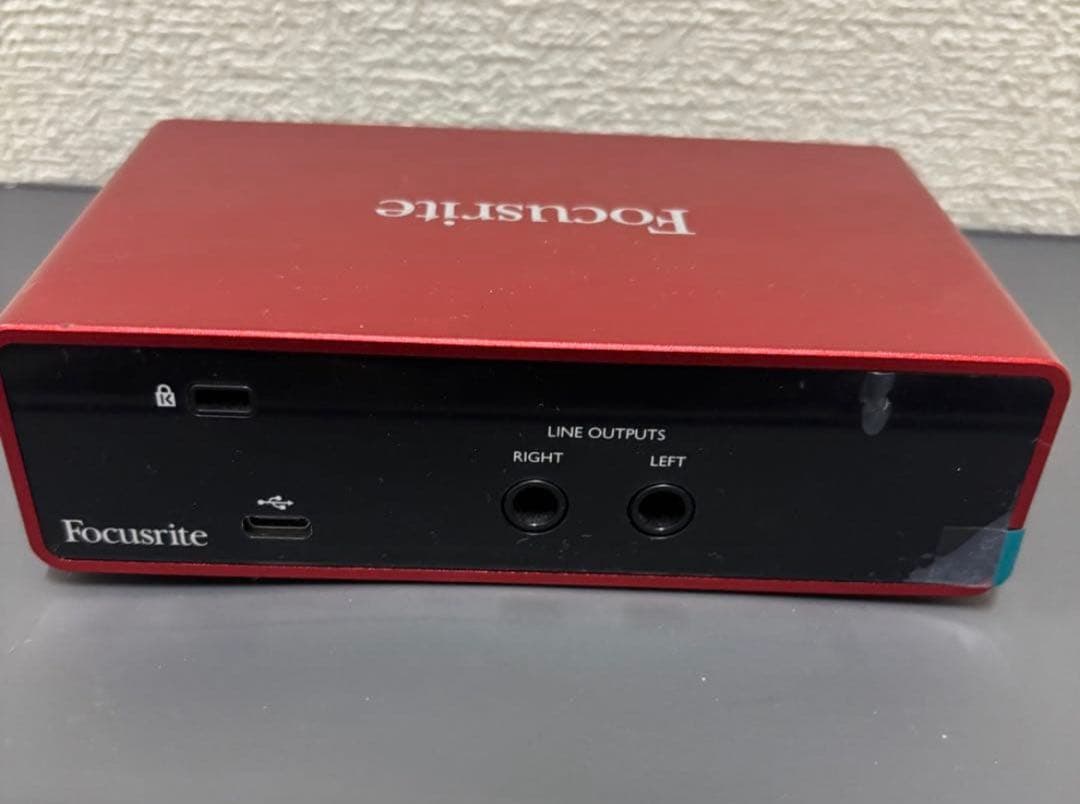 AT2020とFocusrite Scarlett Solo
