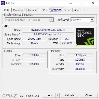 ASUS GeForce GTX 1080 Ti グラフィックボード