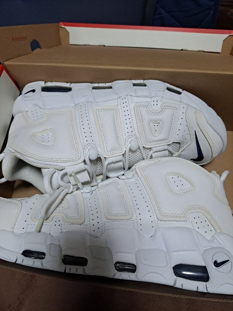 NIKE エアモア アップテンポ ホワイト 28