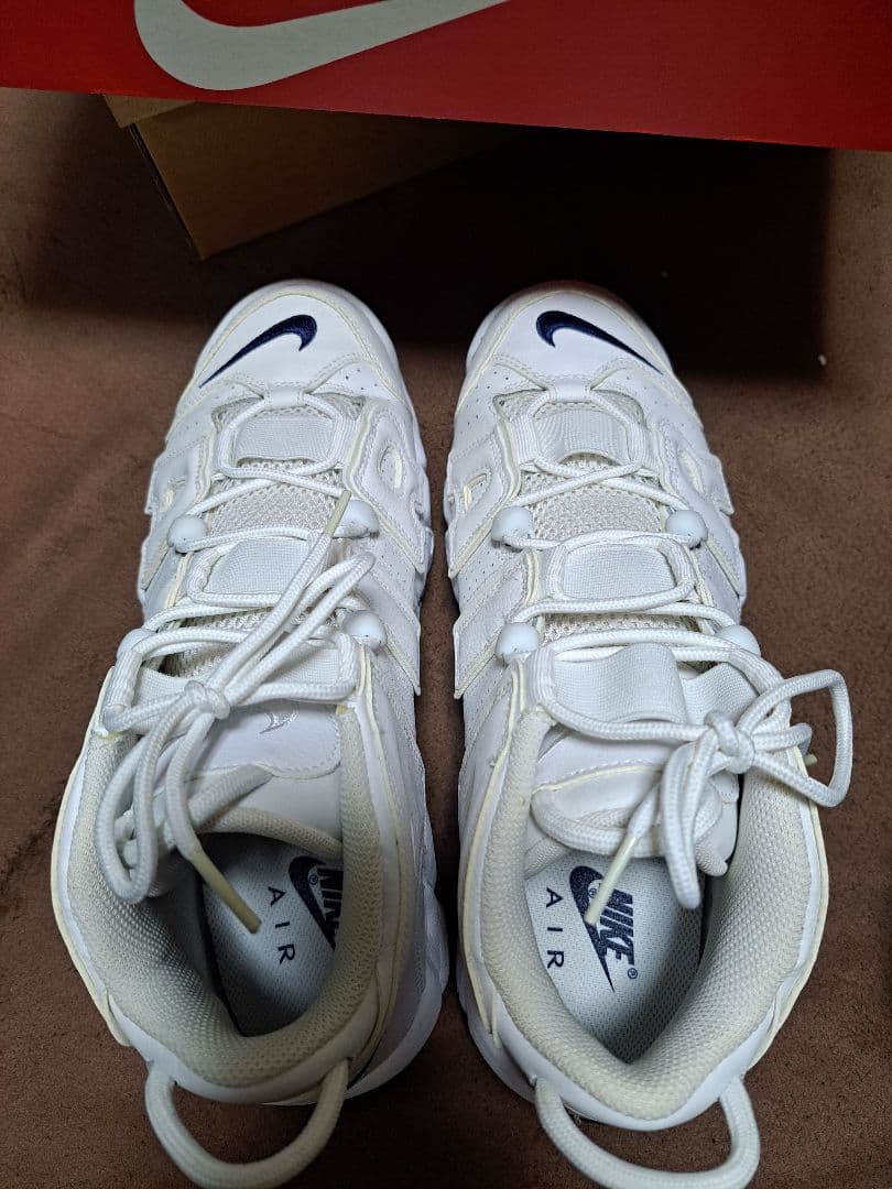 NIKE エアモア アップテンポ ホワイト 28
