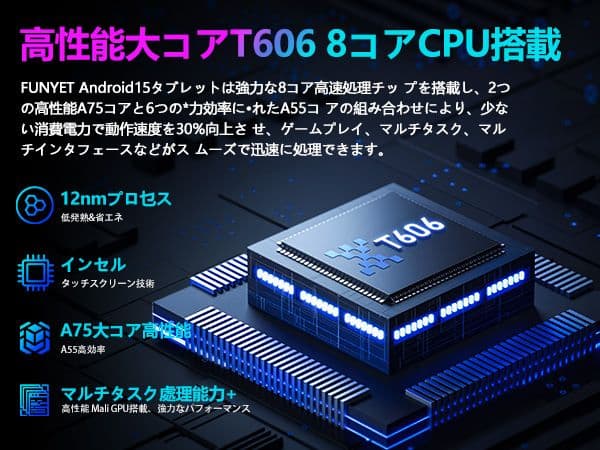 Android 15 タブレット 10.1インチ 8GB+128GB