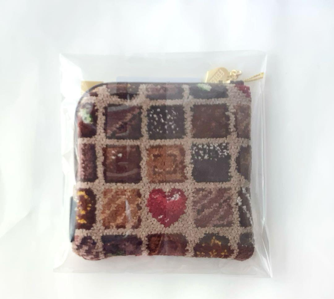 【新品】フェイラー　コフドゥショコラ　スクエアポーチ　˚✧₊⁎⁎⁺˳✧༚