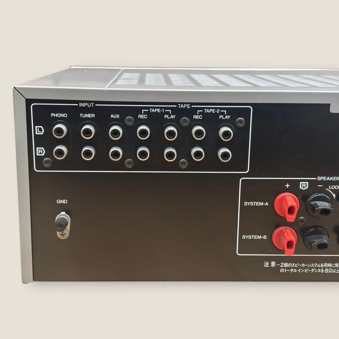 ジャンク品 SANSUI AU-D7プリメインアンプ シルバー サンスイ