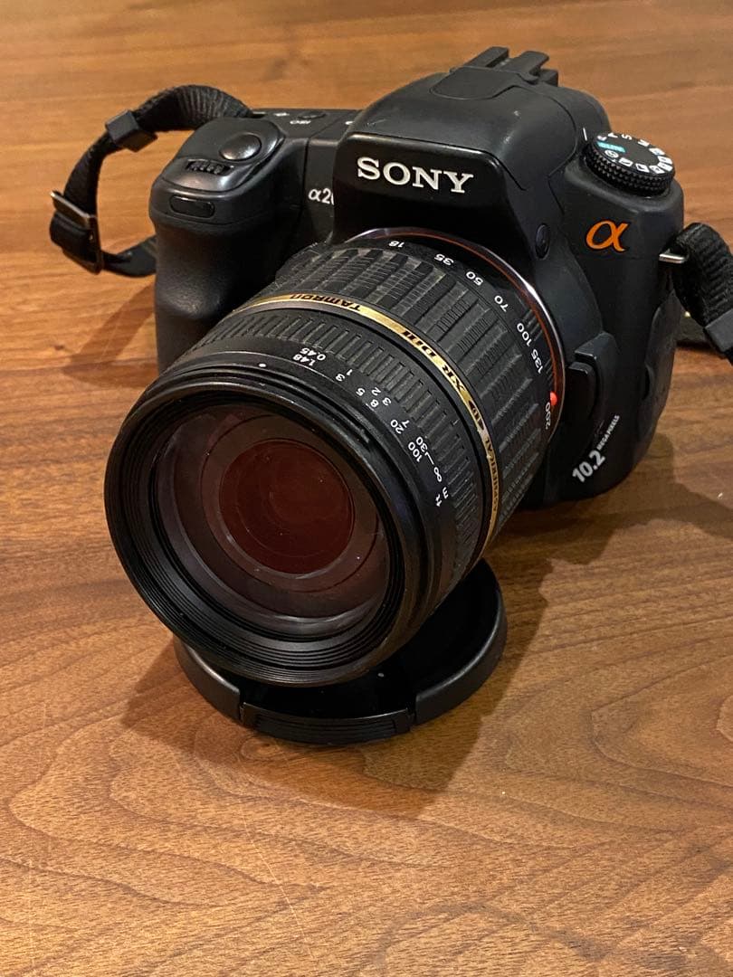 SONY α200 CCDデジタル一眼 タムロン　広角望遠18-200 動作品