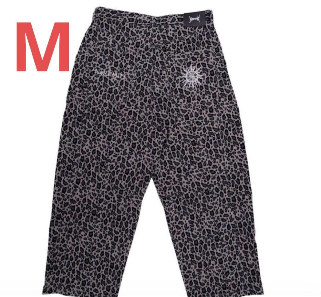 パンツ grey noremid LEOPARD PANTS