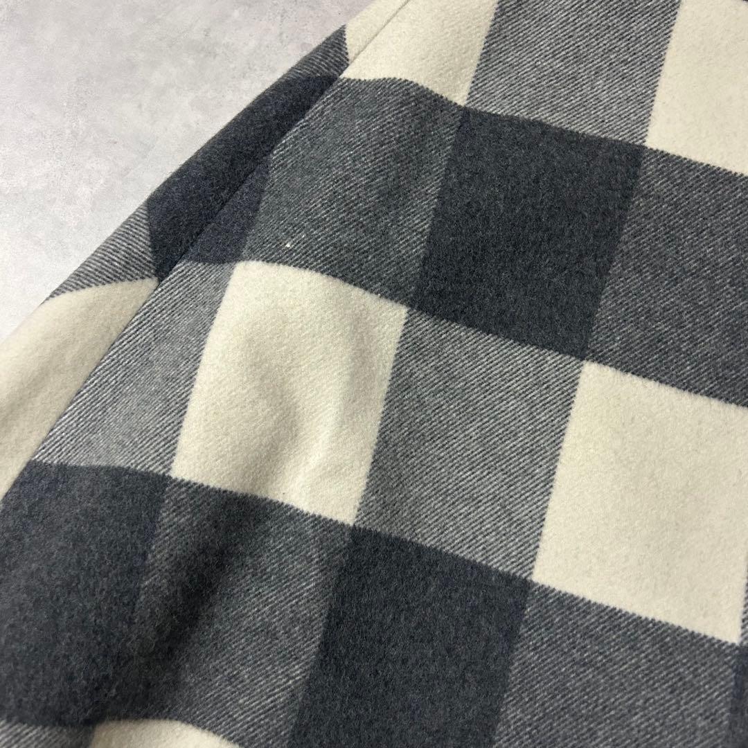 美品✨シートーキョー Elisa チェック柄ウールスカート Aライン マキシ丈