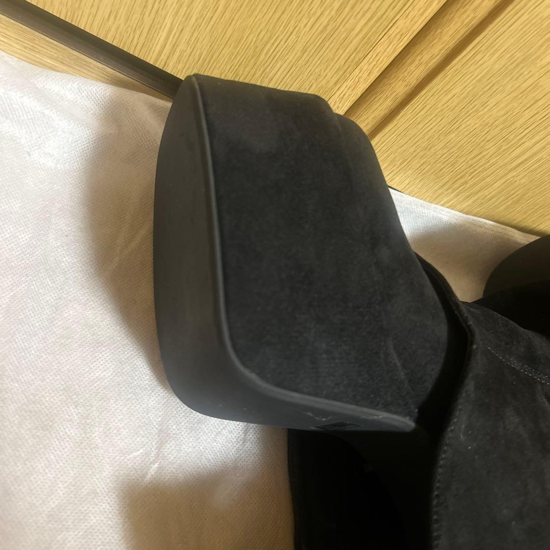 EMODA ルーズフレアカバーフィットブーツ ロングブーツ Lサイズ