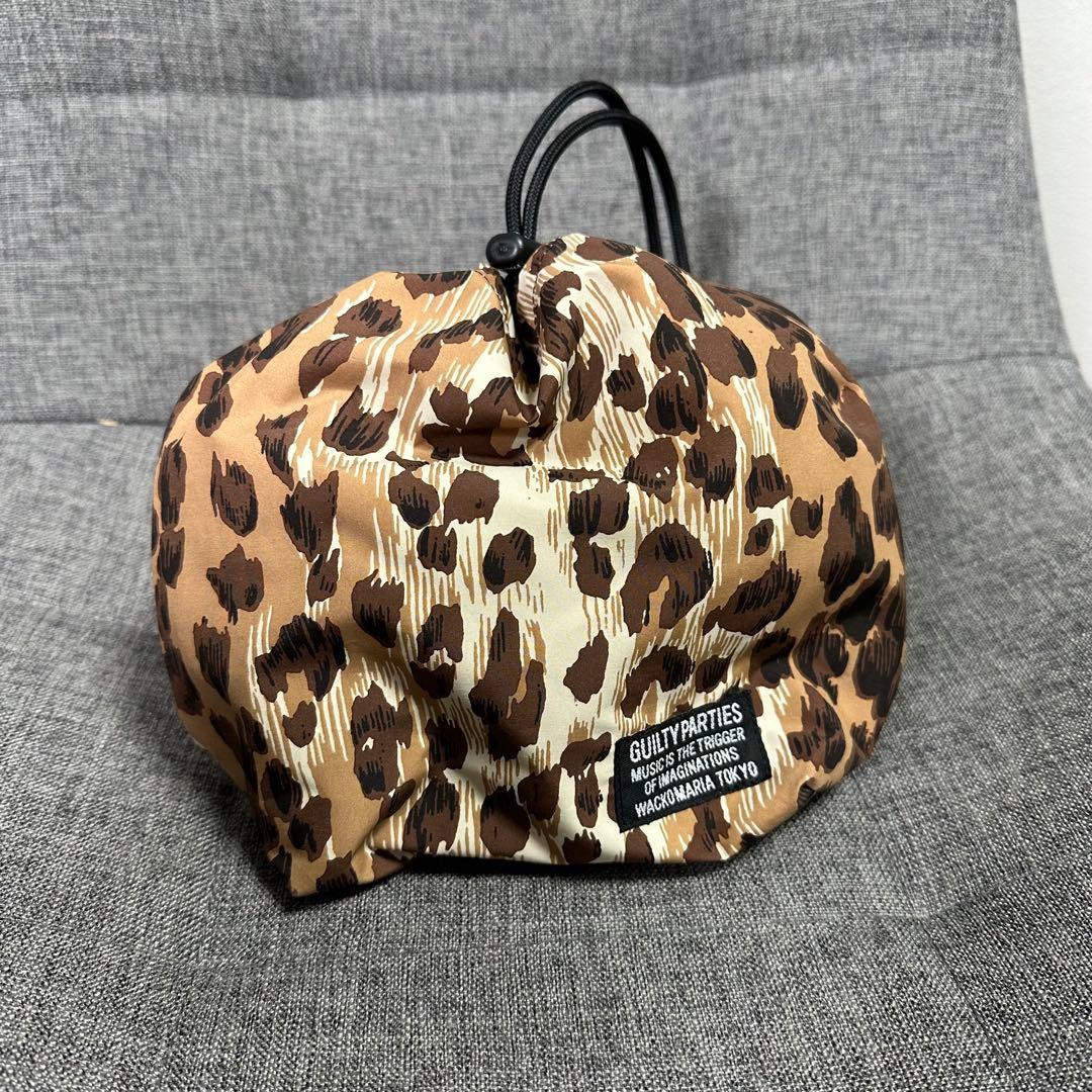 バッグ WACKOMARIA 25fw LEOPARD DRAWSTRING BAG 1
