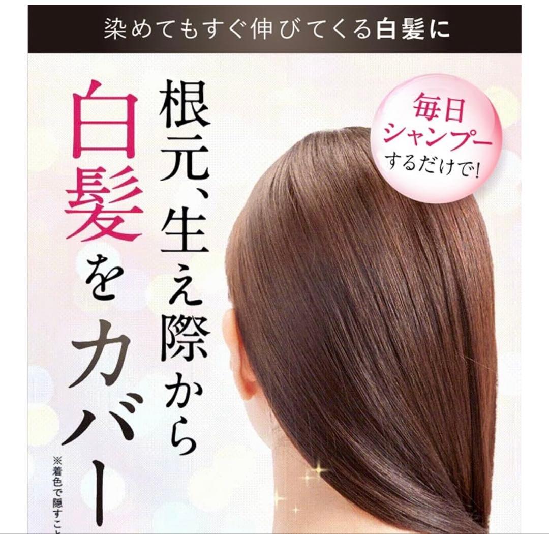 利尻昆布 白髪用カラーシャンプー 2本セット　ダークブラウン