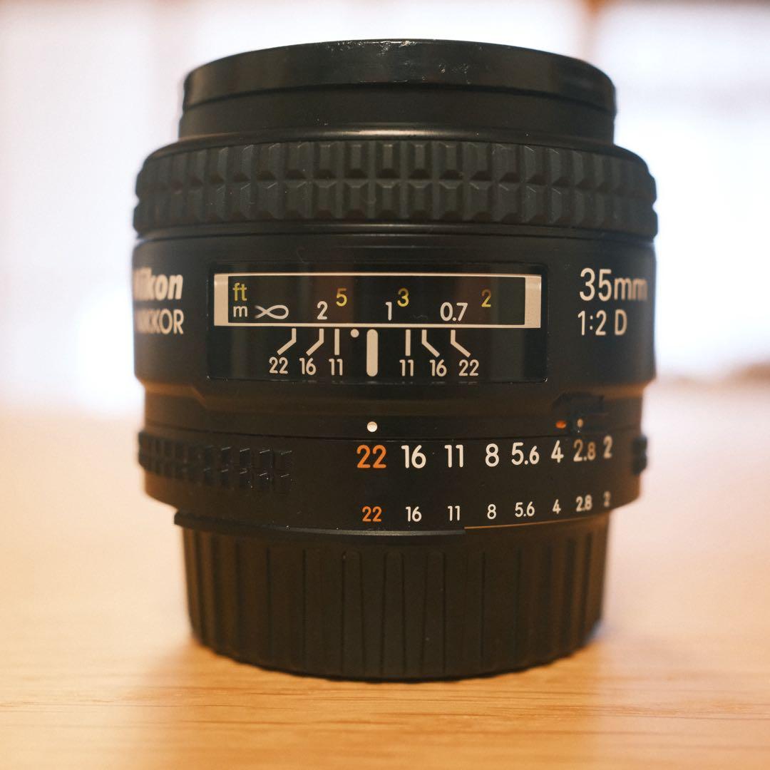 フィルムカメラ Nikon F6 + AI AF Nikkor 35mm F2D