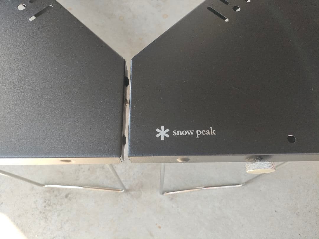 スノーピーク　雪峰祭2022秋限定　ジカロテーブル　ブラック中古