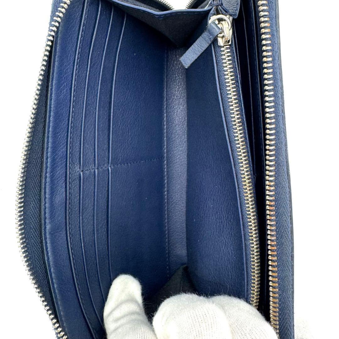 希少☆DIOR HOMME ディオールオム 長財布 CDロゴ ラウンドファスナー