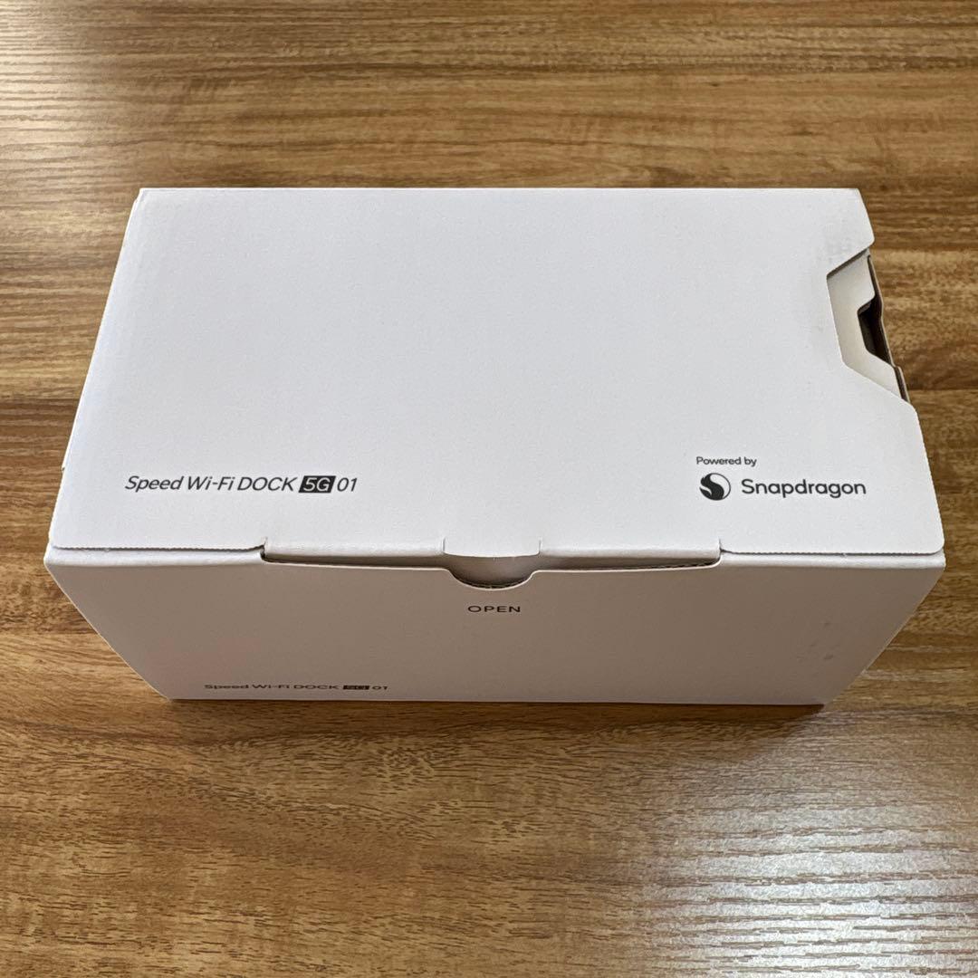 【美品】Speed Wi-Fi DOCK 5G 01