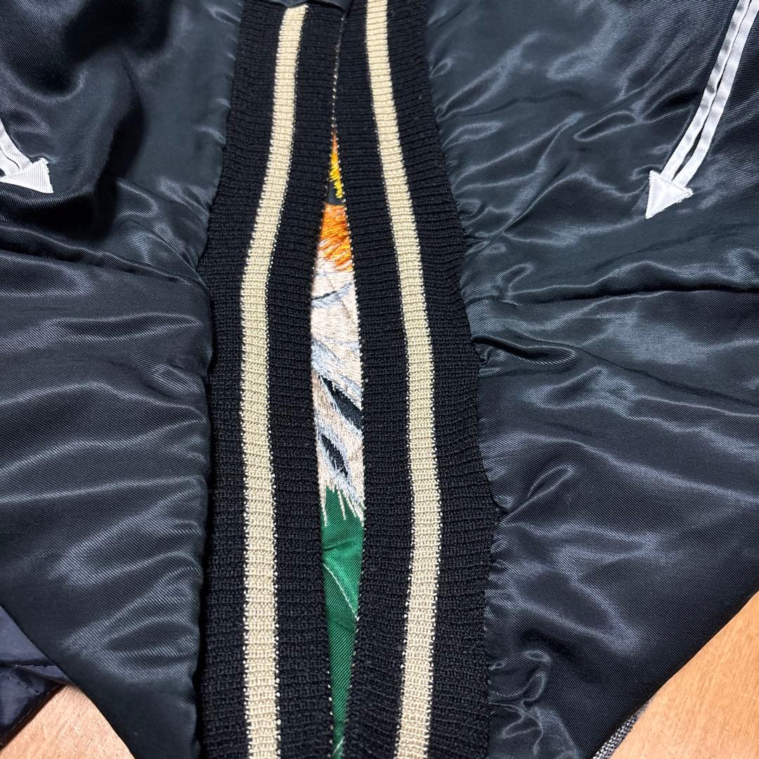 専用　テーラー東洋 サテン スカジャン 虎 鷹 刺繍 横田基地 1950