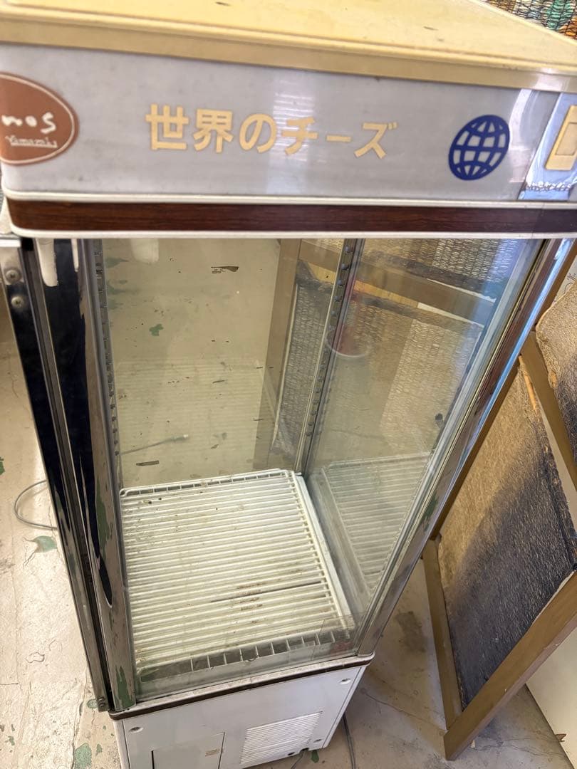 ジャンク　冷蔵ショーケース　昭和レトロ