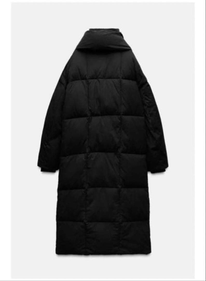 ZARA ダウンロングコート　新品未使用　Sサイズ