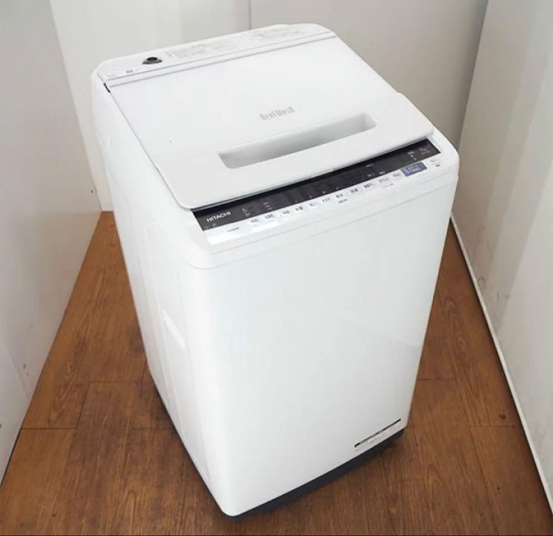 洗濯機　一人暮らし用　容量7kgHITACHI BW-V70E-W 縦型洗濯機