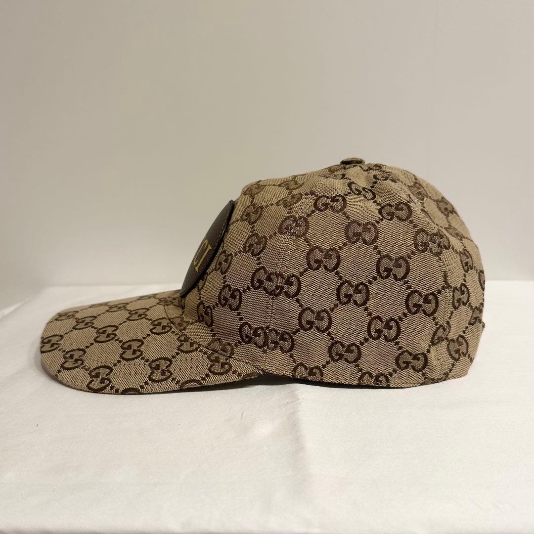 【美品】GUCCI ベージュ GGパターン キャップ