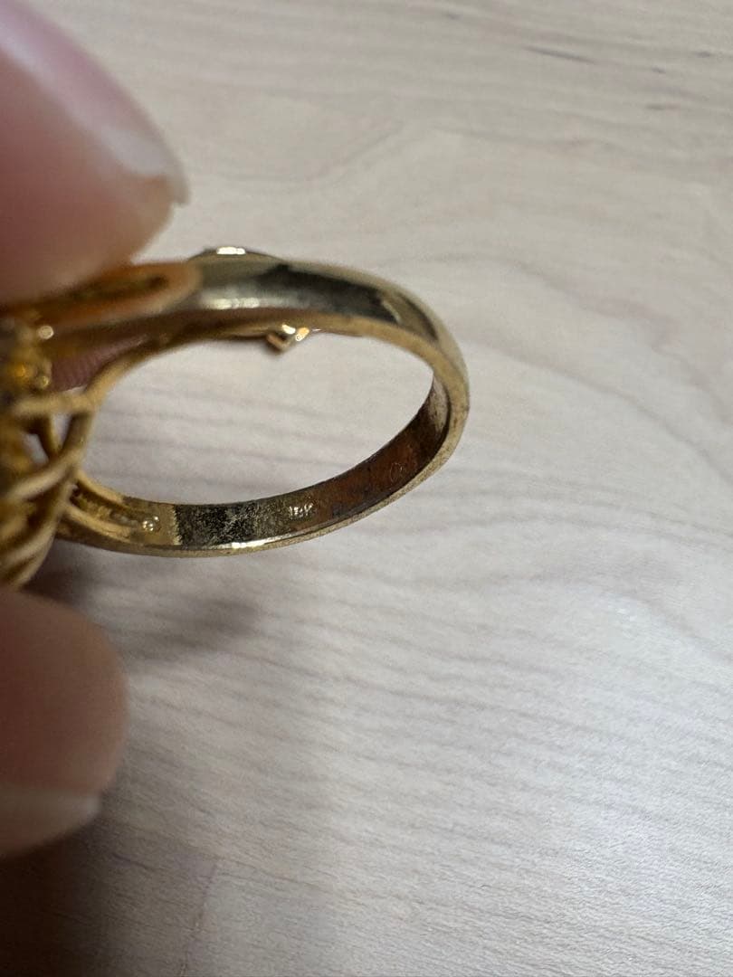 18Kリング 14Kトップ