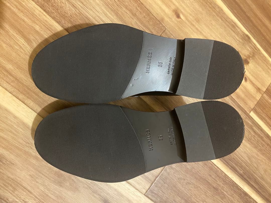 【外側美品】HERMES エルメス モカシン アワー35（22〜22.5㎝