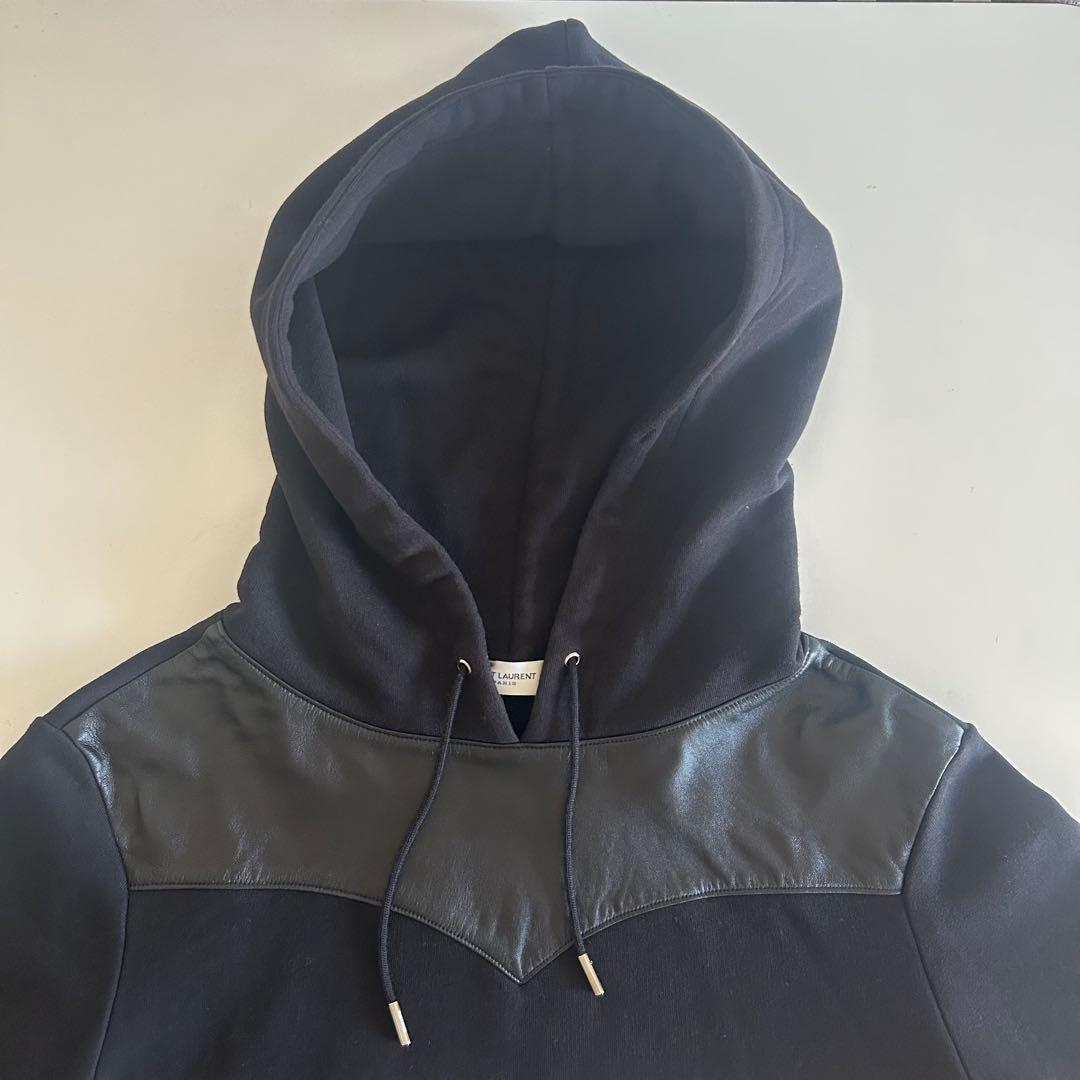 【サンローラン】15FW エディ期レザーパーカー
