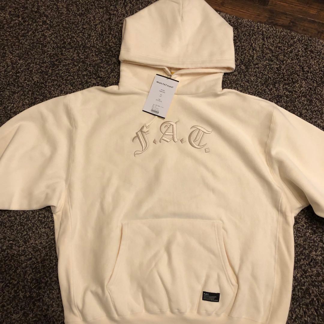 F.A.T. フード付きスウェット オフホワイト