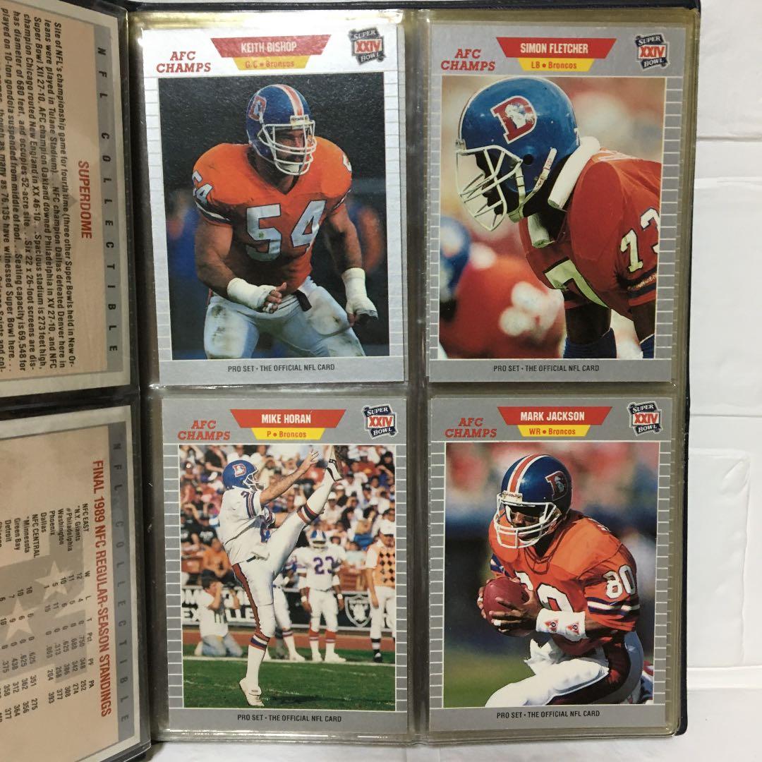 【入手困難 レア品】 NFL 第24回 スーパーボウル トレーディングカード