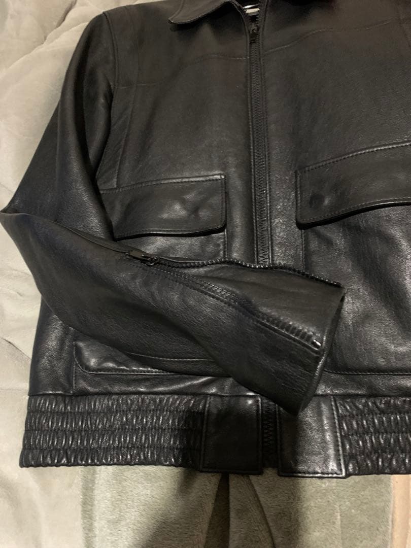 Saint Laurent ブラックA2タイプレザージャケット