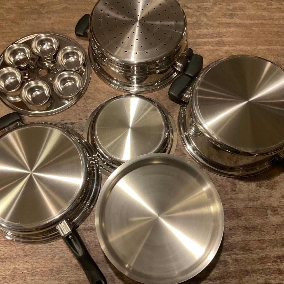 極美品！Amway アムウェイ 鍋 セット 高級 フライパン シチューパン IH