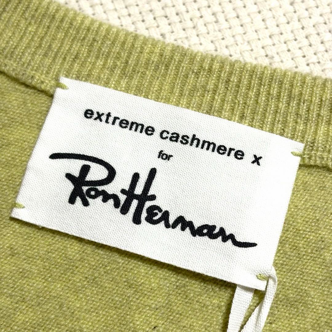 extreme cashmere×RonHermanワンショルダーカシミヤニット