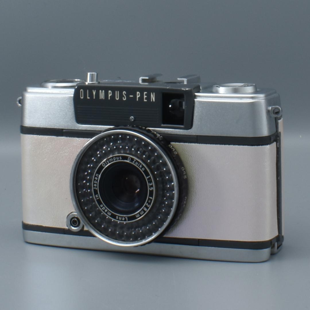 整備済 OLYMPUS EE-2 ピンク 外装リメイク 動作OK 赤ベロOK