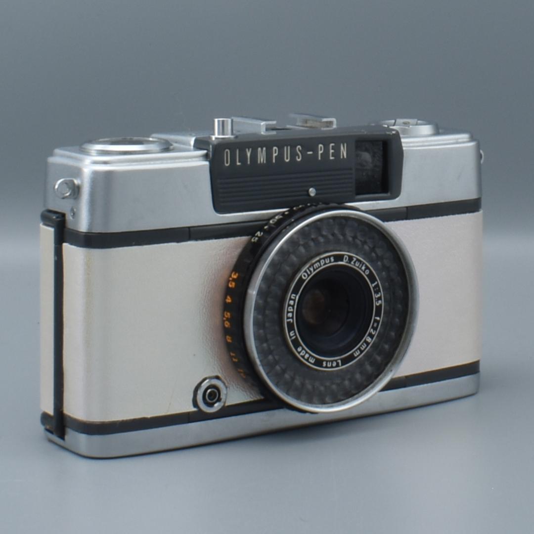 整備済 OLYMPUS EE-2 ピンク 外装リメイク 動作OK 赤ベロOK