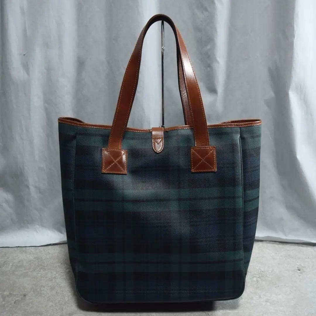 【美品】RALPH LAUREN トートバッグ PVC 大容量 A4収納可