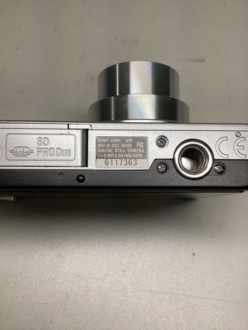 あ*う様 SONY Cyber-shot DSC-W350 シルバー　撮影可能