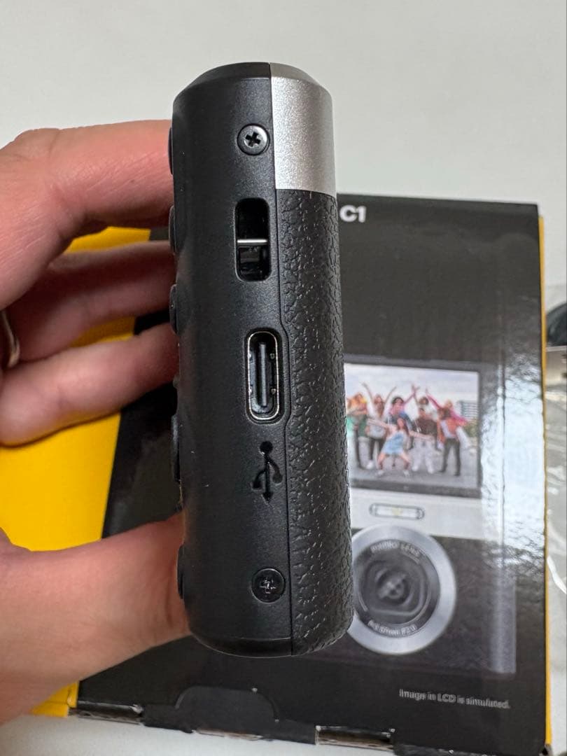 【美品・おまけ付き】KODAK PIXPRO C1 ブラック　デニム風ポーチ付き
