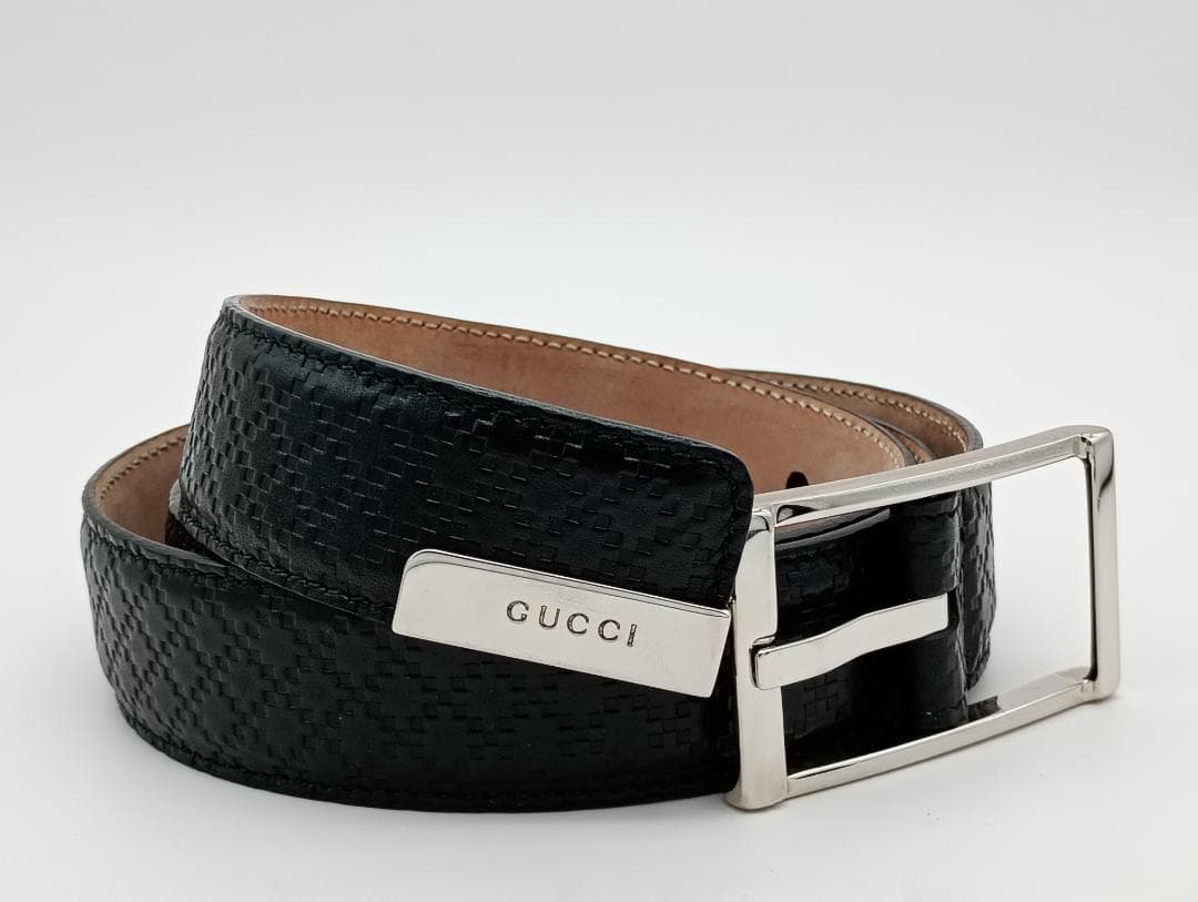 【バスティー】GUCCI レザー ベルト　型番268239
