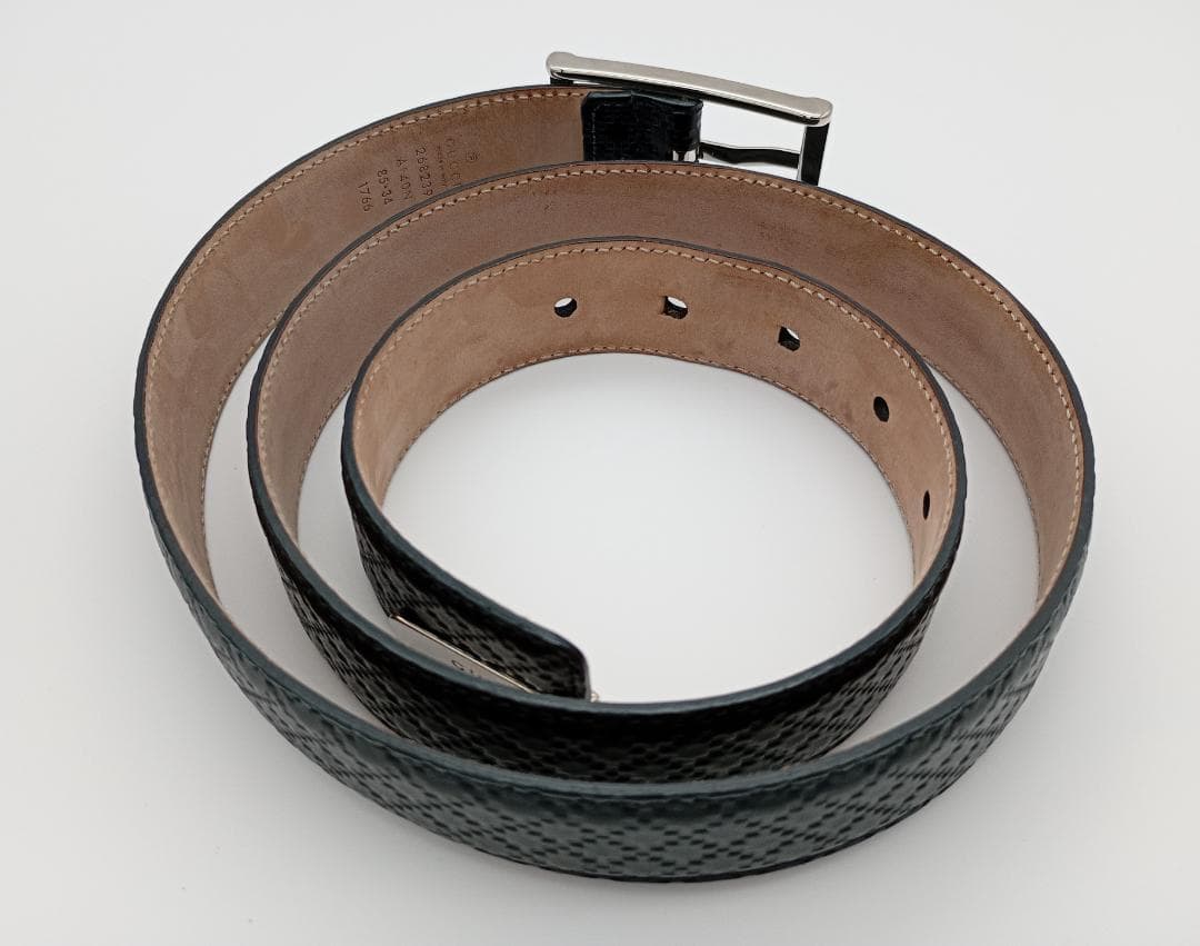 【バスティー】GUCCI レザー ベルト　型番268239